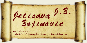 Jelisava Bojinović vizit kartica